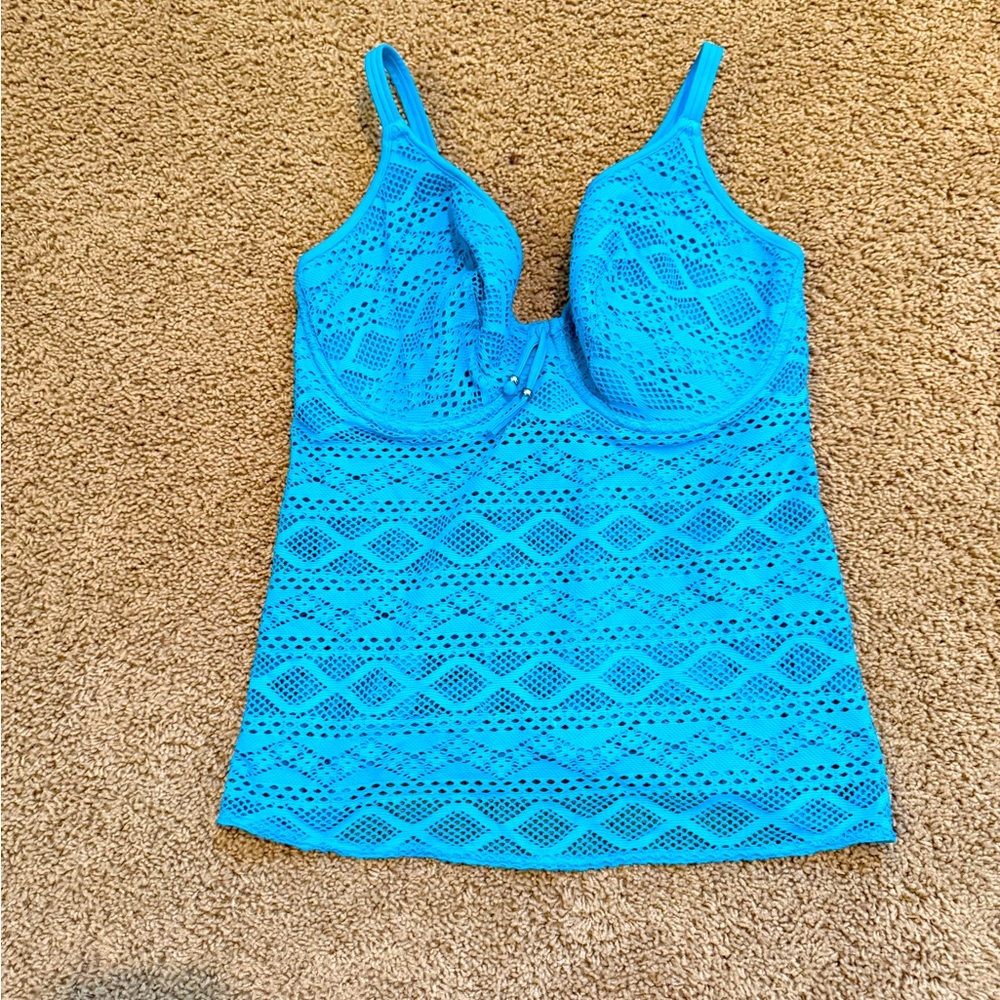 Freya cute and sexy teal tankini